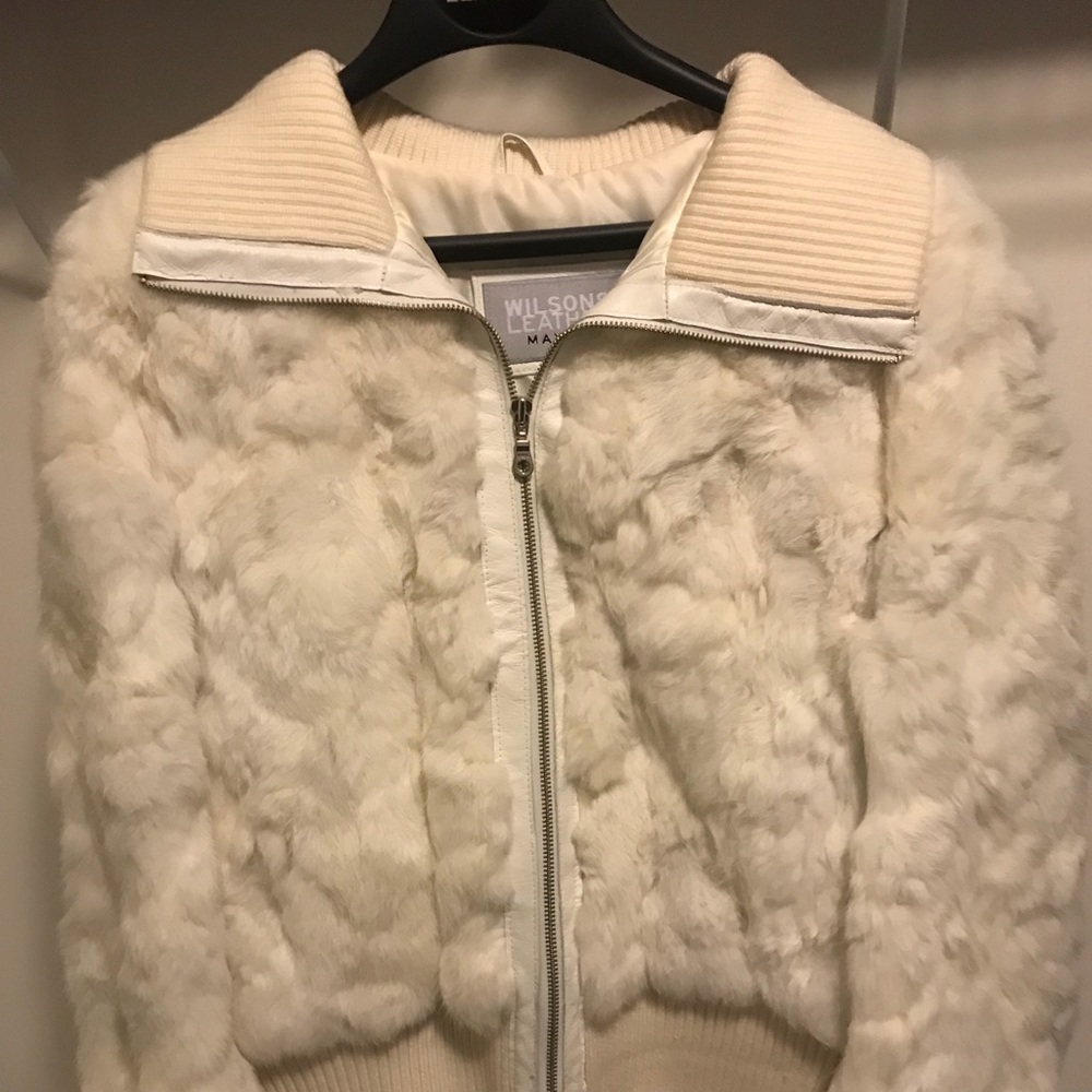 Fur Wilson Leather coat
